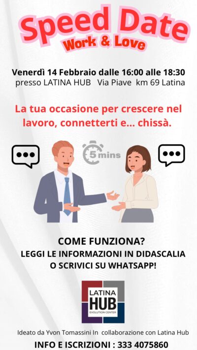 locandina evento speed date