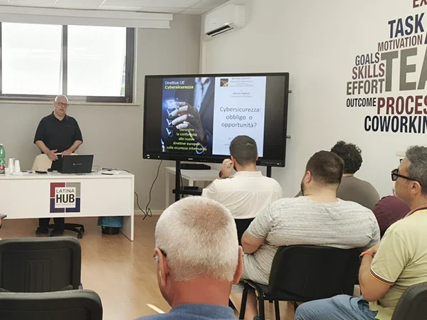 sala formazione a latina hub cybersecurity